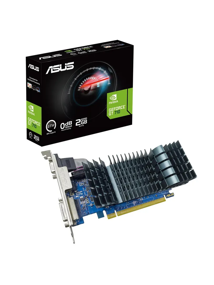 Asus Видеокарта GT 710 2 ГБ RTL (90YV0ALA-M0NA00)