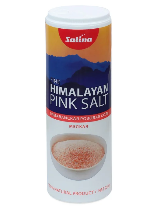 Salina Соль розовая Гималайская, 250 г, 250 г