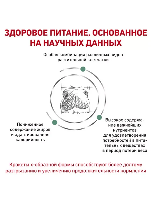 Сухой корм Royal canin Satiety Weight для собак, взрослые, 1,5 кг, фото 6