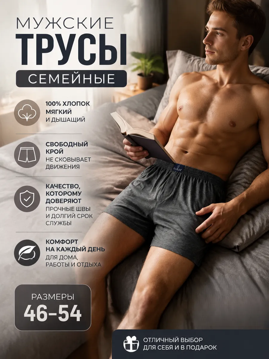 Трусы мужские семейные