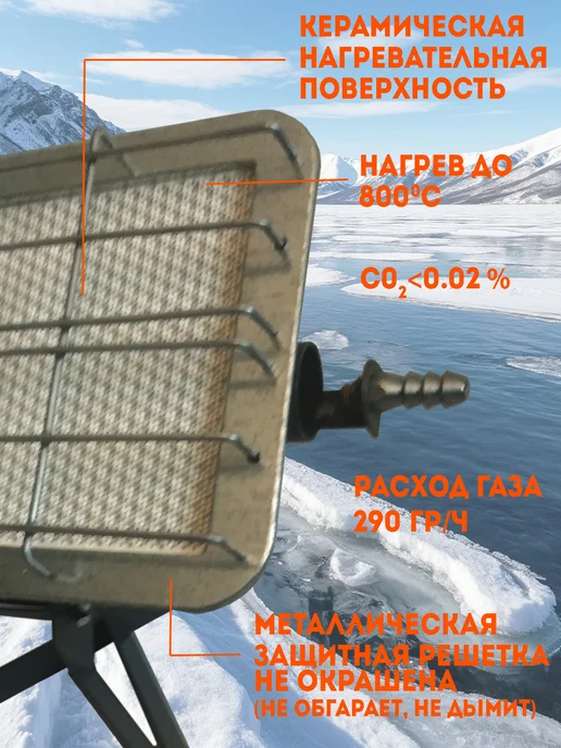 САВО Газовая плита туристическая портативная, вариант, фото 4
