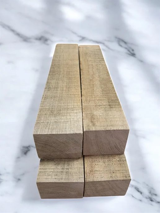 Дуб необработанный бруски 80х7х5 см 4 шт, 50x7x5 см, 4 шт, фото 3