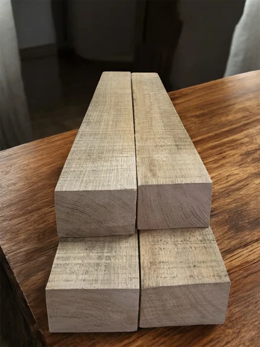 Дуб необработанный бруски 80х7х5 см 4 шт, 70x7x5 см, 4 шт, фото 4