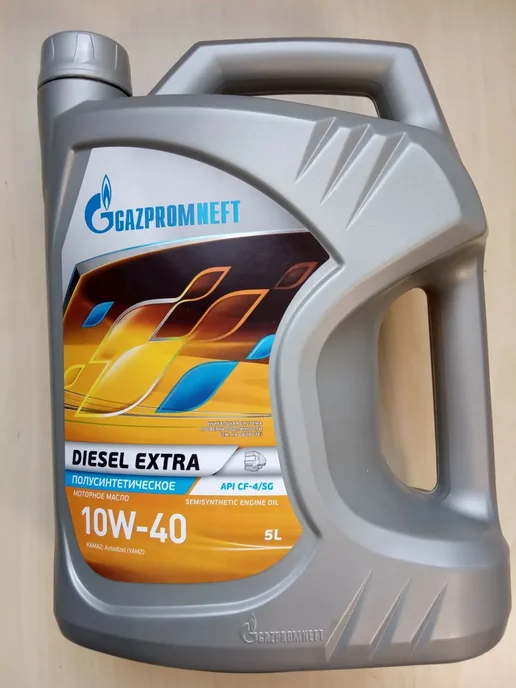 Газпромнефть Diesel Extra 10W-40 (5 л), 10 Вт, 5 л, фото 3