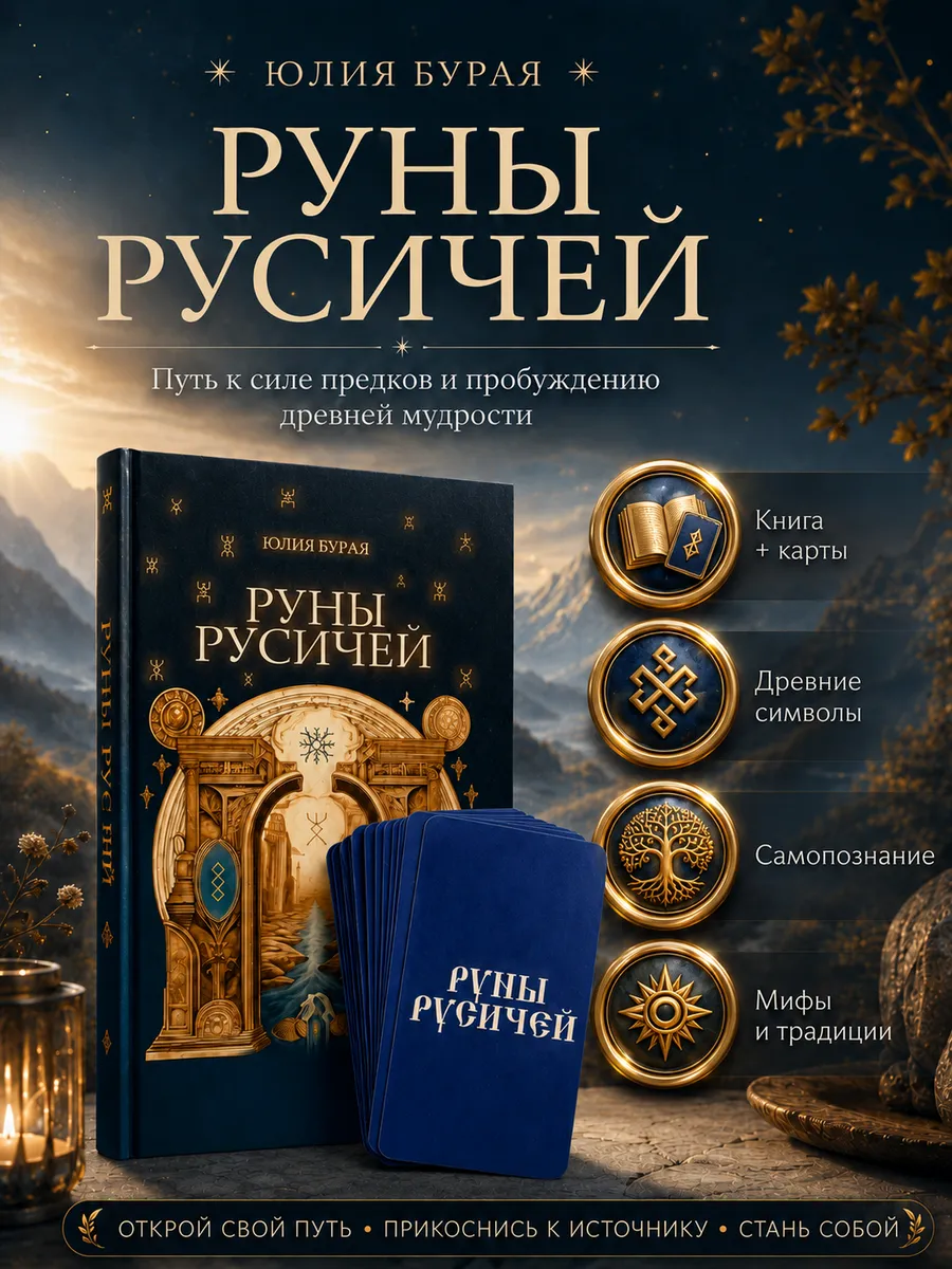 Руны русичей + Карты (комплект)