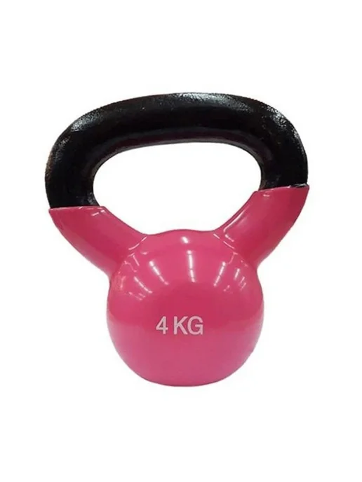 JSport Гиря 4 кг виниловая спортивная, 4 кг, фото 5
