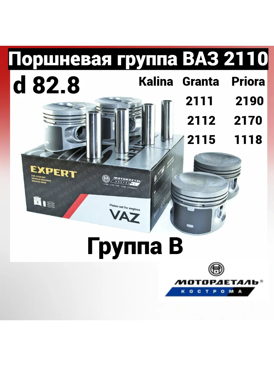 Поршневая группа ВАЗ дв 2110 (82.8 В)