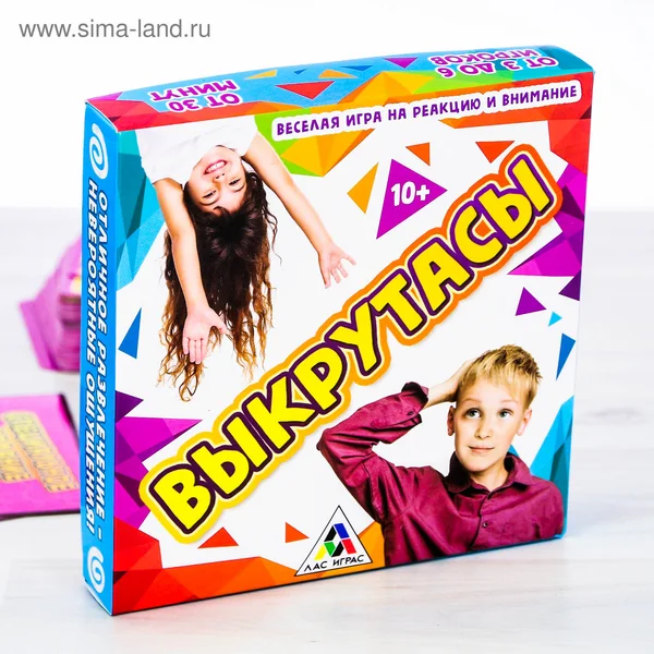 Настольная игра веселая на реакцию и внимание «Выкрутасы»
