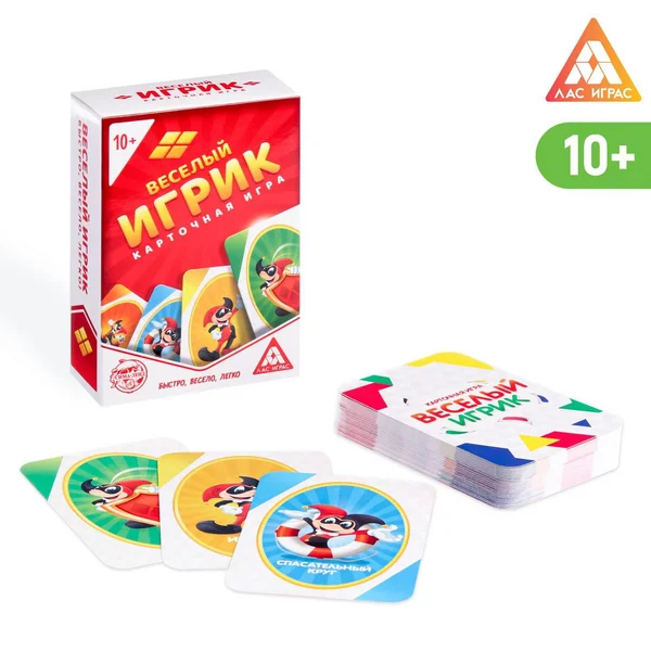 Карточная игра Веселый игрик, 60 карт