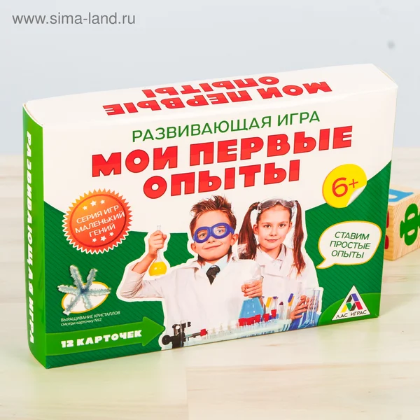 Развивающая игра «Мои первые опыты» для детей 6+