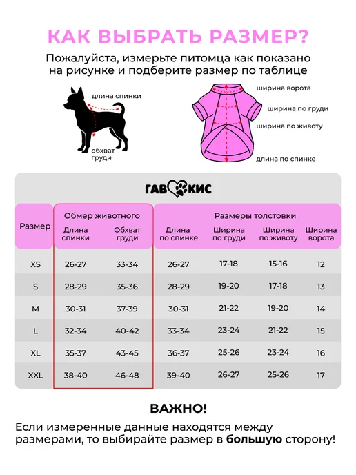 ГавКис Толстовка кофта для собак и кошек, вариант, фото 2