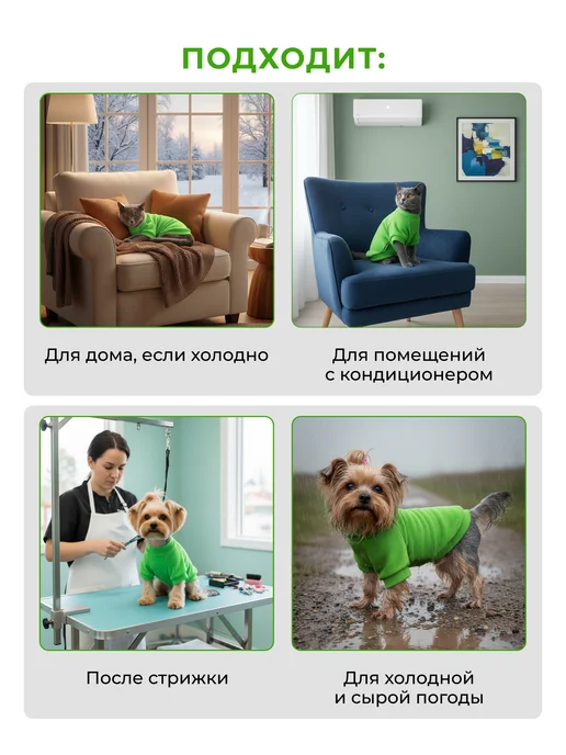 ГавКис Толстовка кофта для собак и кошек, вариант, фото 5