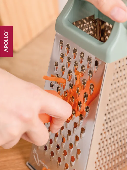 APOLLO Терка четырехгранная для овощей 23 см Olivia, зеленый, фото 7