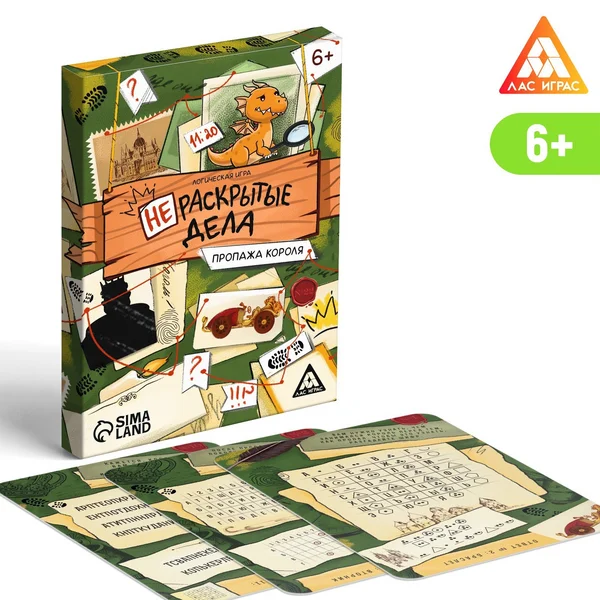 Настольная игра Логический квест Нераскрытые дела