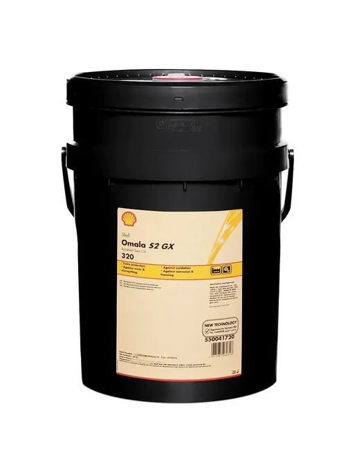 SHELL Omala S2 GX 320 (20 л) масло редукторное, 20 л