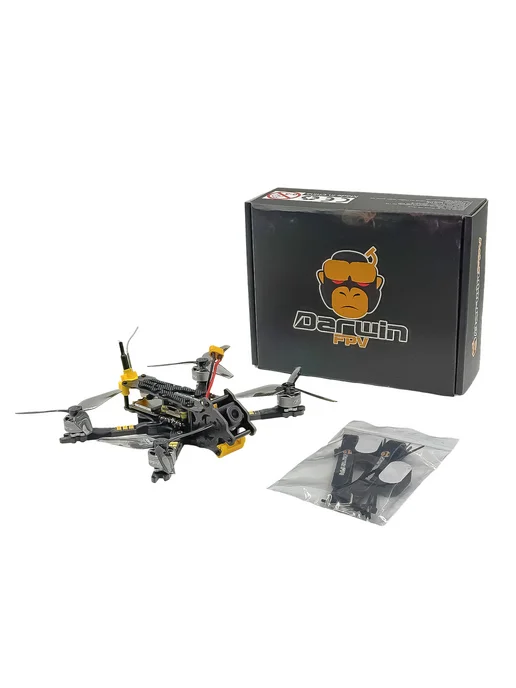 DarwinFPV Квадрокоптер BabyApe II, ELRS 2,4 ГГц, 4s, черный, фото 7