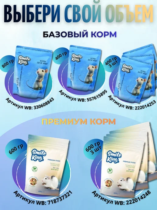Сухой корм Smile King Крысы для собак, 0,4 кг, фото 6