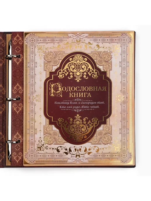 Simaland Родословная книга с рамкой под фото Родословная книга, коричневый, фото 5