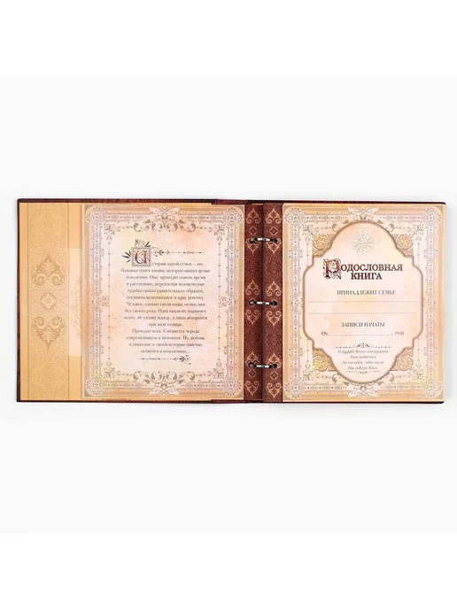 Simaland Родословная книга с рамкой под фото Родословная книга, коричневый, фото 6