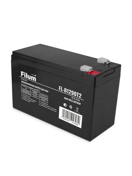 Filum Аккумулятор 12V 9Ah AGM VRLA T2, батарея для ИБП 12В, вариант, фото 4
