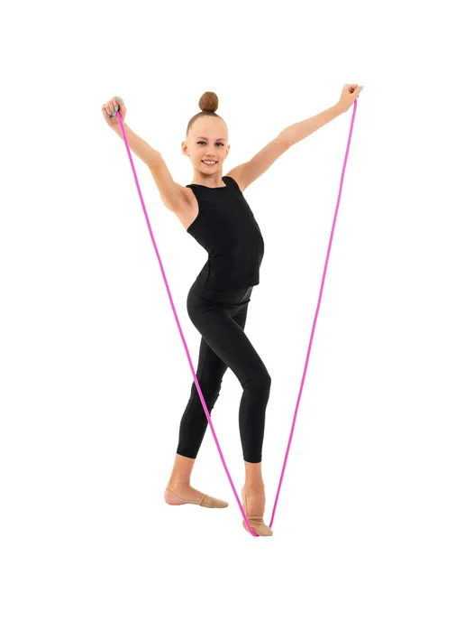 Grace Dance Скакалка для художественной гимнастики 3 метра, розовый, фото 5