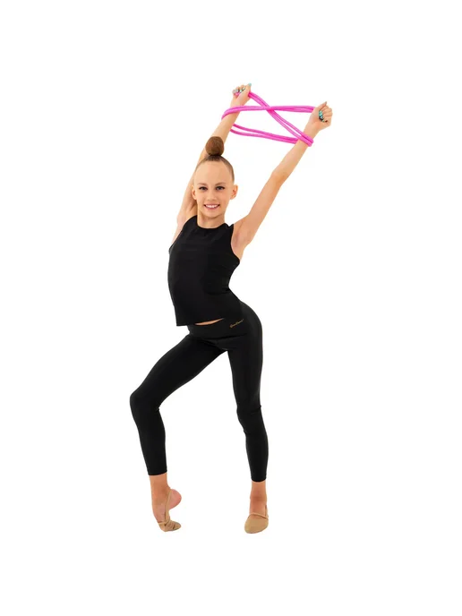 Grace Dance Утяжелённая скакалка для гимнастики, 3 м, голубая, розовый, фото 4