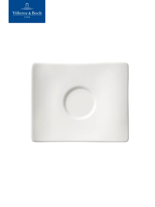 Villeroy & Boch Блюдце к чашке для эспрессо 14х11см, NewWave, Премиум-Фарфор, белый