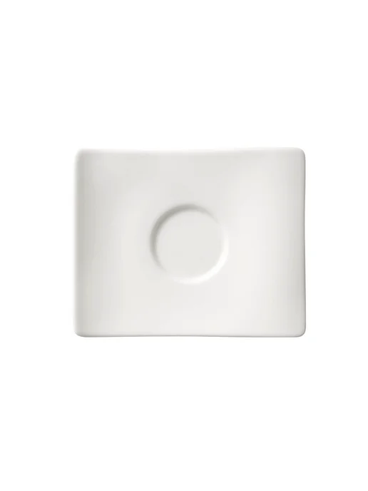 Villeroy & Boch Блюдце к чашке для эспрессо 14х11см, NewWave, Премиум-Фарфор, белый, фото 6