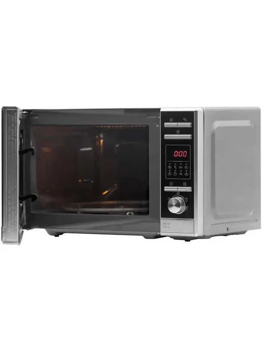 General Electronics Микроволновая СВЧ печь GE-DG420S 700Вт, маленькая 20л, Гриль, черный, фото 6