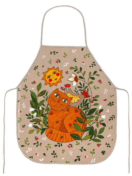 TEXSTORE HOME Фартук кухонный женский, бежевый