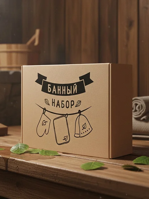 Нескучные вещи Банный набор Шеф по бане, вариант, фото 2