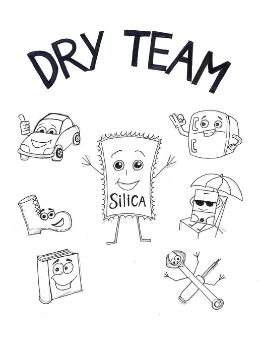 DryTeam Силикагель в пакетиках фасованный 10г х 15шт, 80 г, 3 шт, фото 2