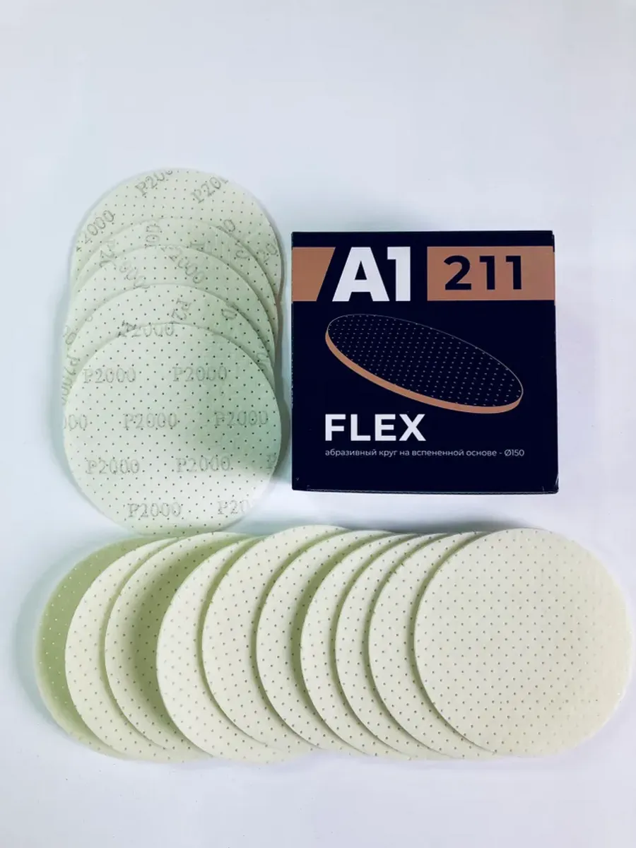 Абразив для полировки на вспененной основе FLEX P1000 15 ШТ