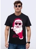 Футболка с принтом новогодняя дед мороз MONTES 558033120 купить за 1 087 ₽ в интернет‑магазине Wildberries