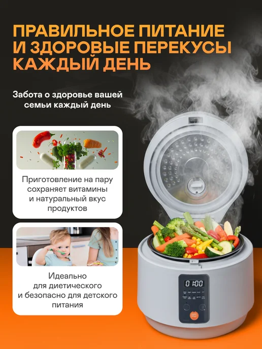 Garlyn Мультиварка MR-Solo 4 Pro, 3 литра, вариант, фото 4