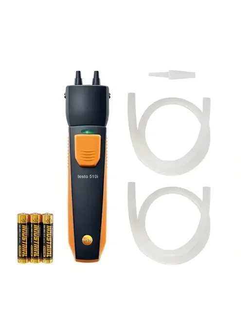 Смарт-зонд Testo 510i - Манометр дифференциального давления с Bluetooth, управляемый со смартфона/планшета, черный, фото 2