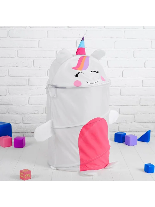 Корзина для игрушек "Единорожек", вариант, фото 2