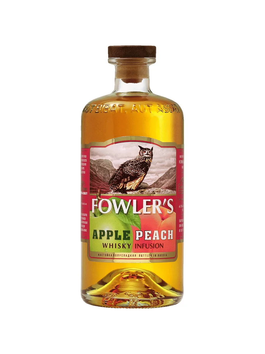 Настойка Fowler s Apple Peach Whisky Infusion 0,7 л