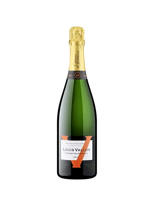 Вино игристое Louis Vallon Cremant de Bordeaux б брют 0,75 л, 0,75 л