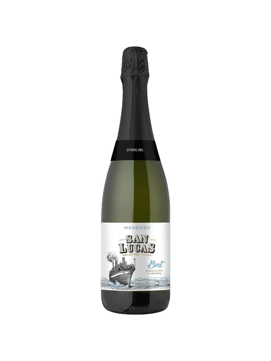 Вино игристое San Lucas белое брют 0,75 л