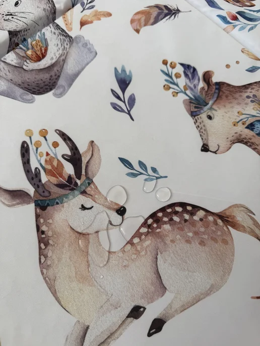 lolo_store Коврик детский для ползания для новорожденных, голубой, фото 7