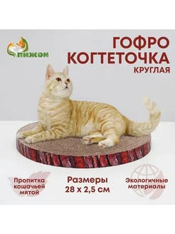 Пижон Гофрокогтеточка круглая из гофрокартона
