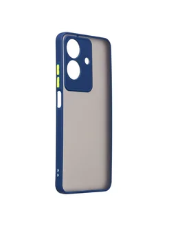 Чехол Realme Note 60 (RMX3933), 60x (RMX3938) пластик Promise mobile. Цвет темно-синий. Вид 3.