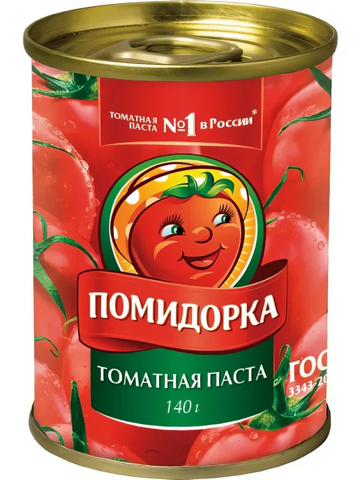 ПОМИДОРКА Паста томатная 140г, 140 г