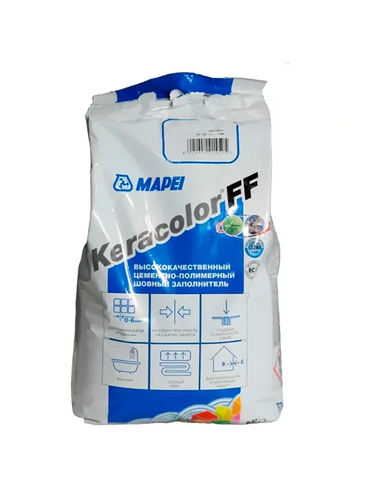 Mapei Затирочная смесь Keracolor FF № 100 (white), 5 кг, 5 кг, фото 8