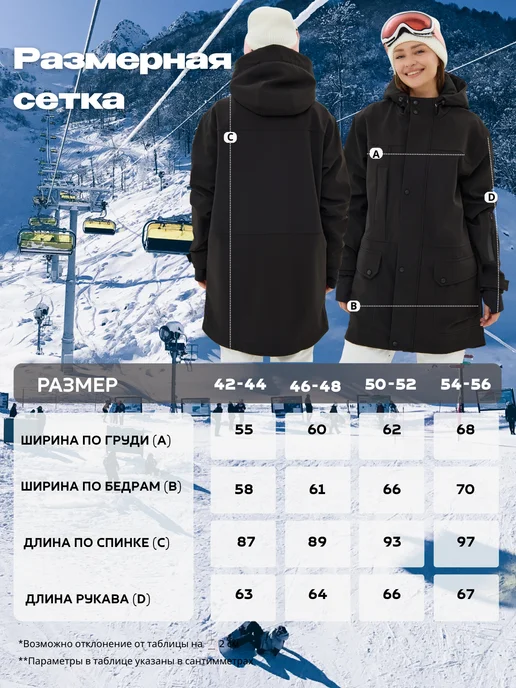 SangerStyle Куртка горнолыжная зимняя сноубордическая мембранная, черный, фото 2