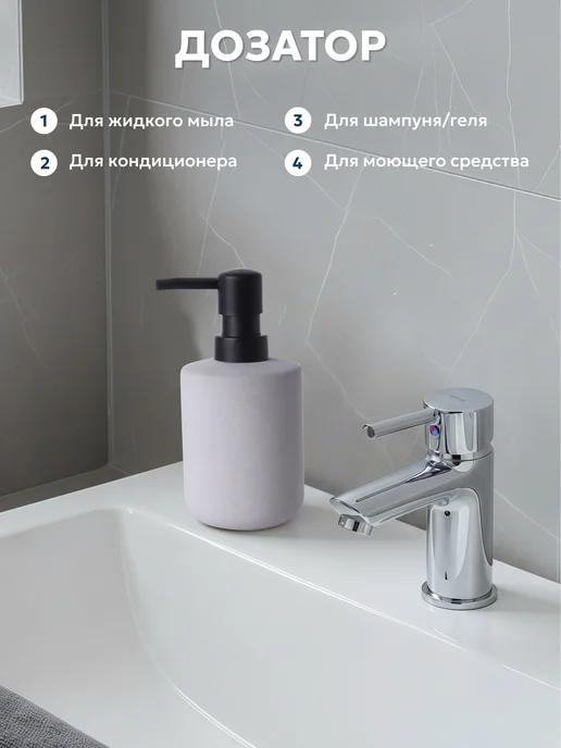 BAUHEIM Набор для ванной комнаты, черный, фото 5