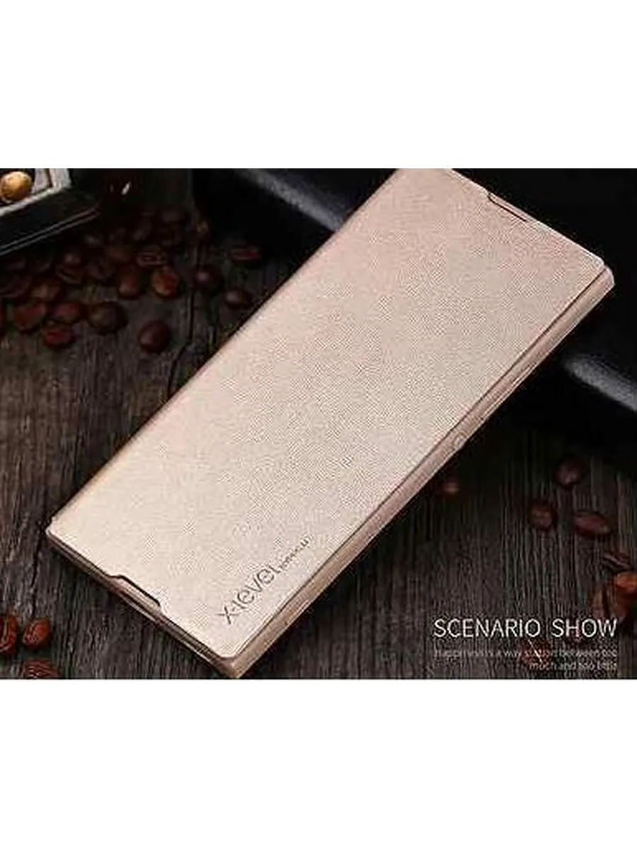 Чехол на Sony Xperia M5, E5603, FIBCOLOR кожаный