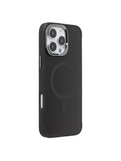 Чехол iPhone 16 Pro Max силиконовый BIG D MagSafe <черный> Promise mobile. Цвет черный. Вид 3.