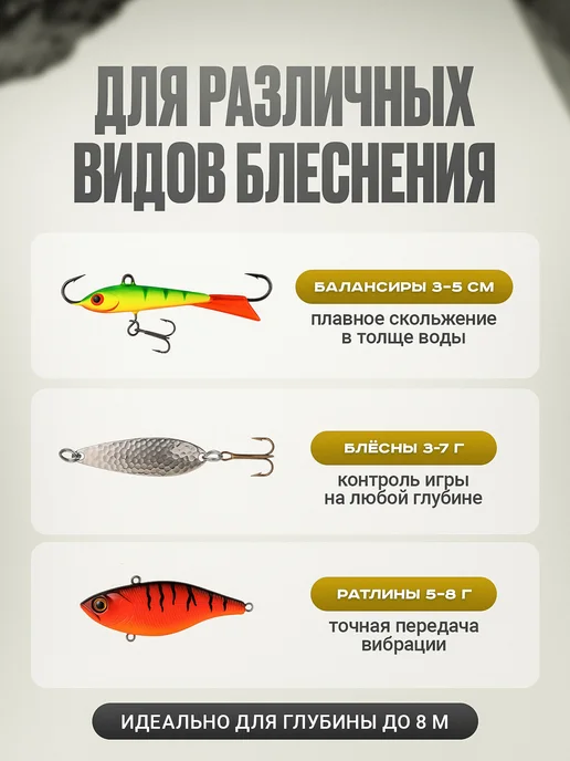 Рыбалка Life Катушка для удочки 105А под правую руку, желтый, фото 7